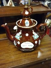 Large Measham barge teapot with some damage 