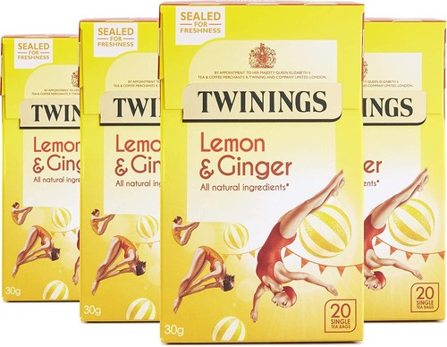 Twinings lemon ginger - lemon, 80