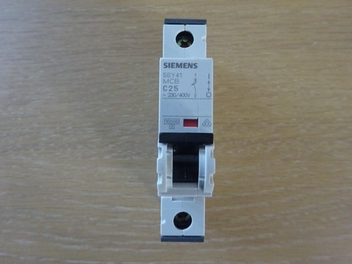 Siemens c25 5sy41 mcb - c25, circuit