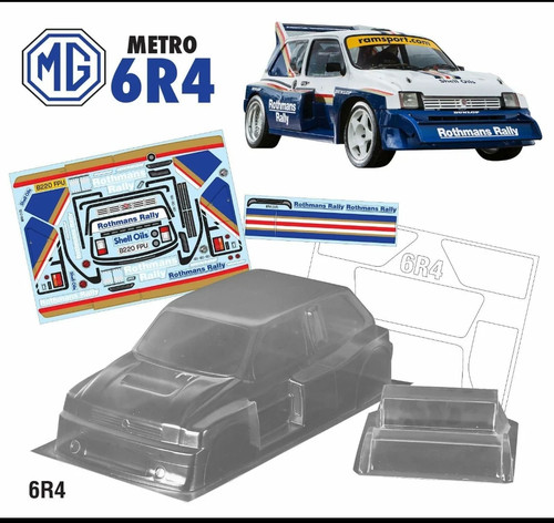 225mm metro 6r4 rothmans - 6r4,