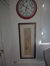 Laura Ashley Framed Wall Art Print "Siesta Shadows" 40x18in Home Decor