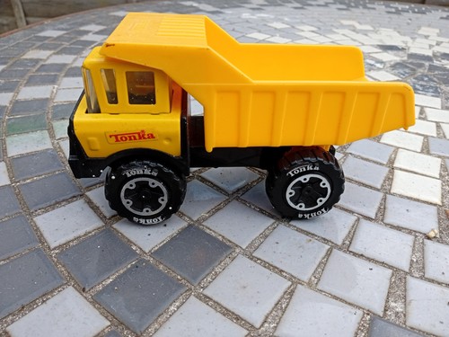 Tonka dumper truck - dumper, yellow