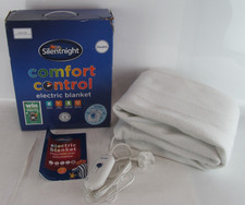 Silent Night Double Electric Blanket Machine Washable Approx. 120 x 135 Cm