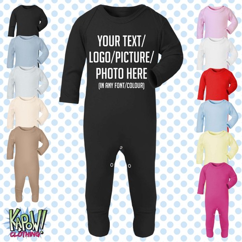 Personalised baby grow - baby,