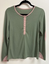 Women's Small Green Pink Trim