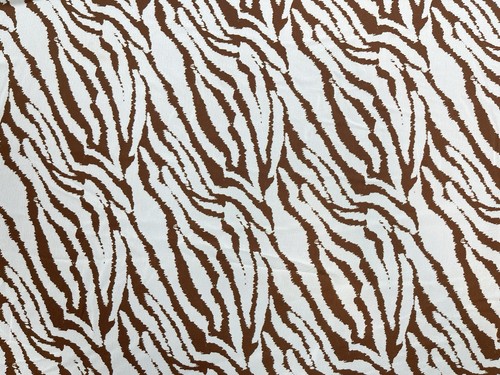 Brown zebra print chiffon - zebra,