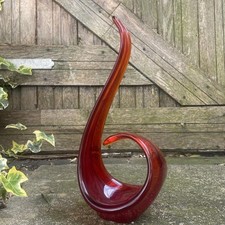 Murano Style Red Art Glass