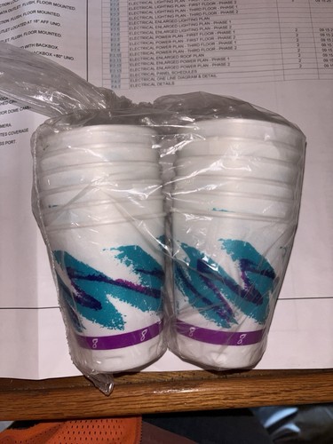 Vintage styrofoam cup - vintage,