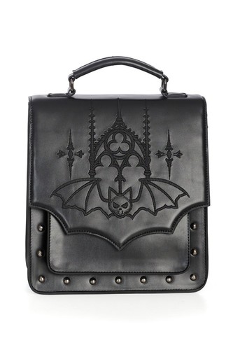 Banned gothic bat backpack - backpack, –