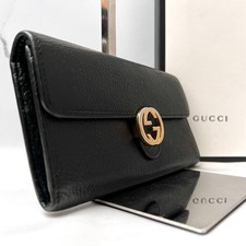 GUCCI Long Wallet Flap GG