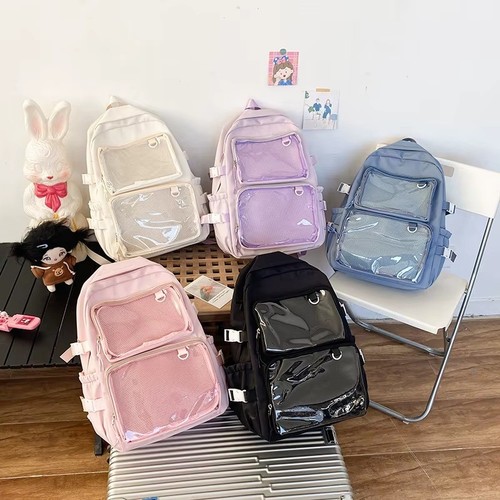 School bag with clear window - bag,