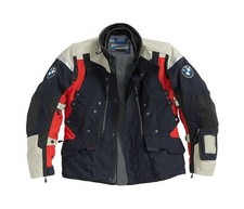 BMW Blue Motorrad Rallye Motorcycle Jacket Real Cordura Textile Motorbike Jacket