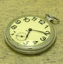 VINTAGE RUSSIAN Men's POCKET WATCH MOLNIJA. Mechanism 3602. 18 jewels
