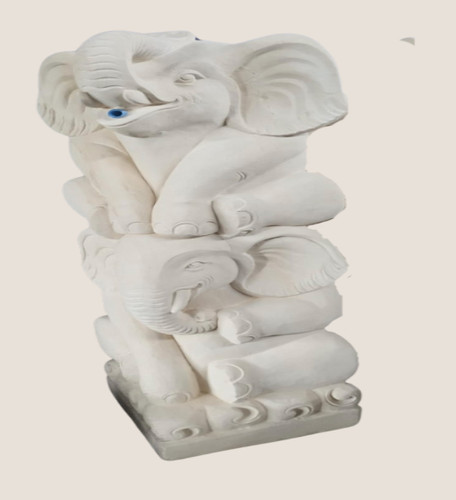Elephants water fountain - elephants,