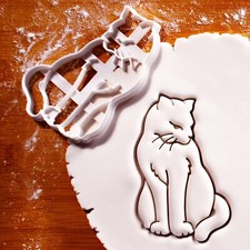 Curious Cat Cookie Cutter -