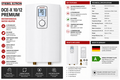 Stiebel eltron dce - eltron, 10/12
