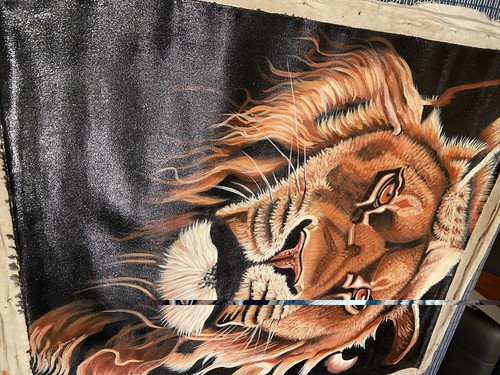 Tiger scene oil painting - tiger,