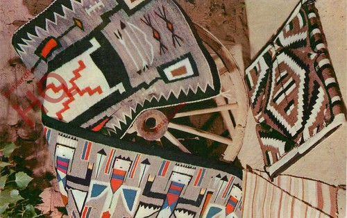 Picture postcard navajo rugs - postcard;,
