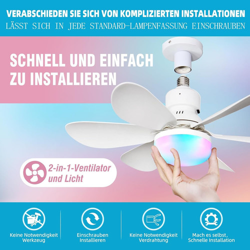 Mount low profile fan light - mount,