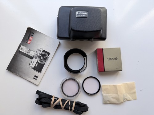 Canon canonet ql17 - canonet, g-iii