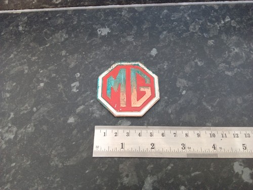 Car badge for restoration 2 - mg,