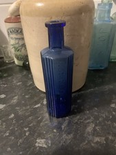 Cobalt blue poison bottle - cobalt,