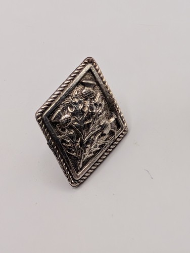 Vintage silver tone metal - vintage,
