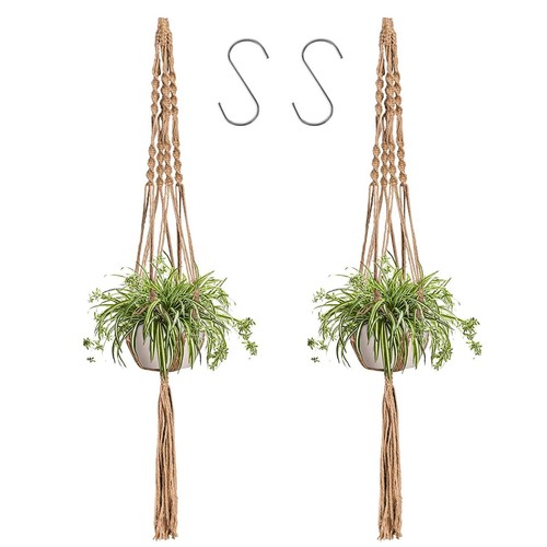 Boho macrame jute rope plant - boho,