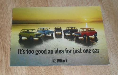 Austin mini brochure 1974 - mini,