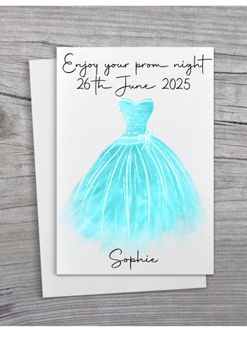 Personalised enjoy your prom - personalised,