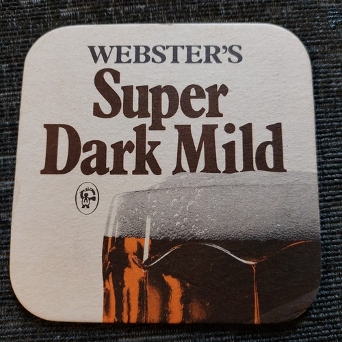 Websters beer mat cat - websters, no