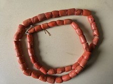 Real coral beads necklace - real,