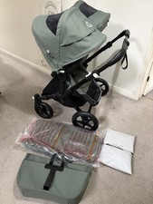 2025 Bugaboo Donkey 5 Black and forest green DUO can b twin SINGLE barely used