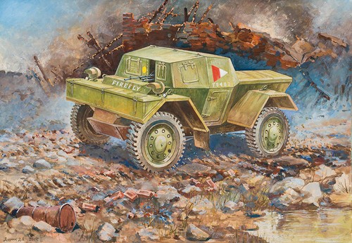 Zvezda 100 british daimler - zvezda, 1:100