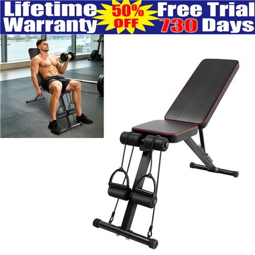 Adjustable weight bench with - weight,