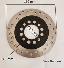 160mm ATV QUAD BIKE BRAKE DISC