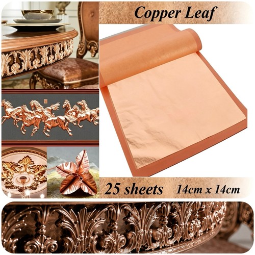 Large copper leaf - copper,
