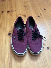 Vans Sneakers Shoes Wine Red Suede | Mens Size UK 6 US 7 / Womens UK 7.5 US 8.5 