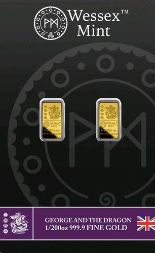 200oz 999 24k gold bar - 1/200oz,