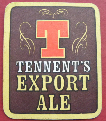 Tennents beer mat - tennents,