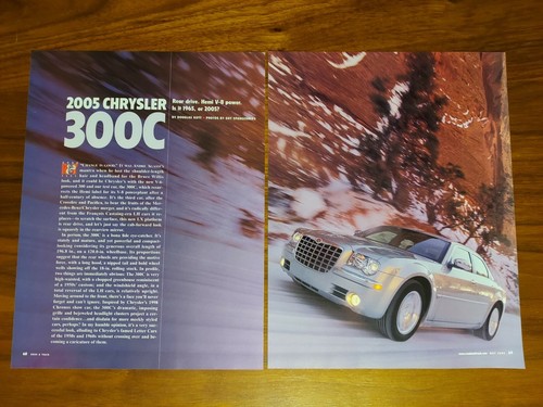 Chrysler 300c magazine article - chrysler,