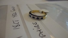 18ct YELLOW Gold SAPPHIRE
