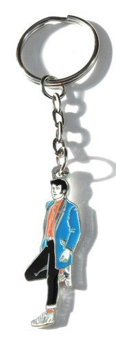 Teddy boy key ring - key, keyring