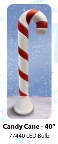 Lighted christmas candy - 40",