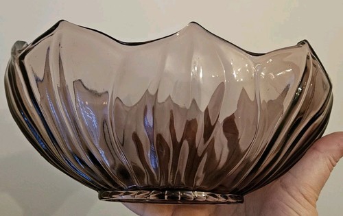 Vintage oval glassware planter - oval,