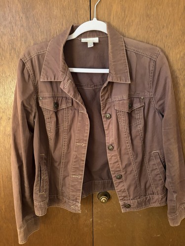 Brown jacket with - , a