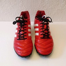 Adidas Goletto TF Men's Football Trainers Astro Turf Boots Red Size UK 10