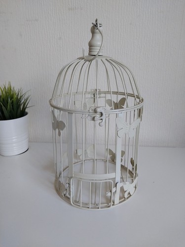 Bird cage cream decorative - cage,