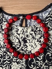 Chunky red coral style - chunky,