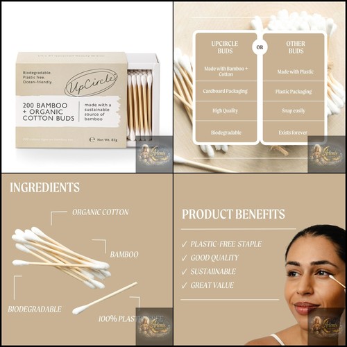 Upcircle bamboo cotton - buds,